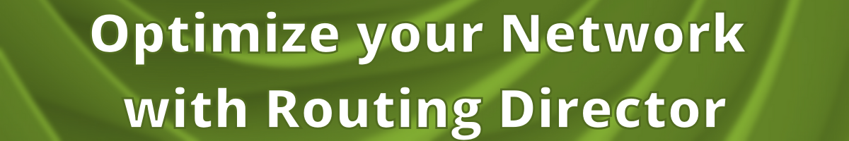 Optimize your Network with Routing Director